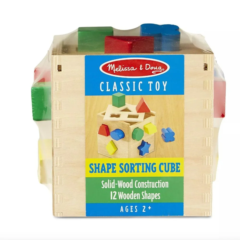 NWT Melissa & Doug Shape Sorting Cube